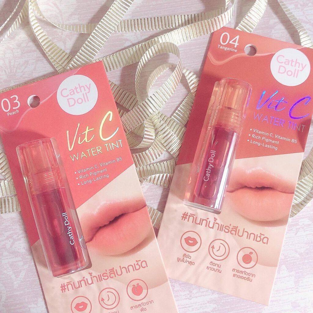Vit C ウォーターティント/CathyDoll/リップティントを使ったクチコミ(5枚目)