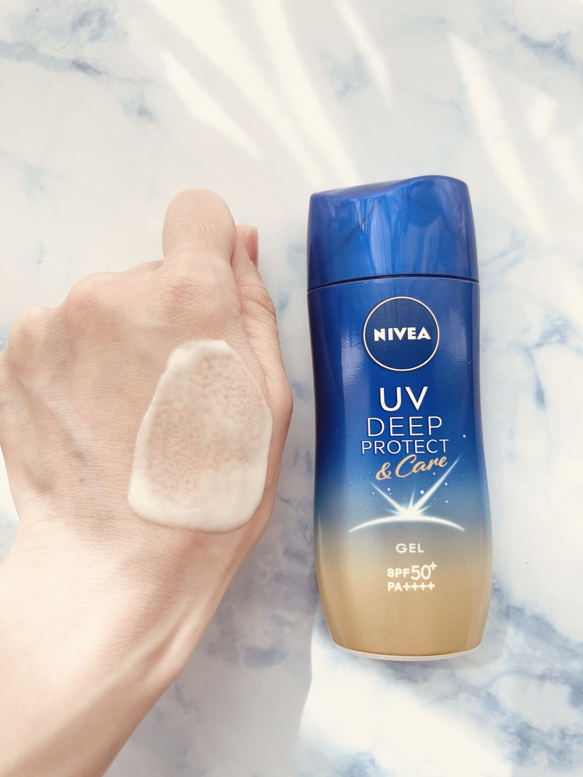 ニベアUV ディープ プロテクト＆ケア ジェル/ニベア/日焼け止めジェルを使ったクチコミ（3枚目）