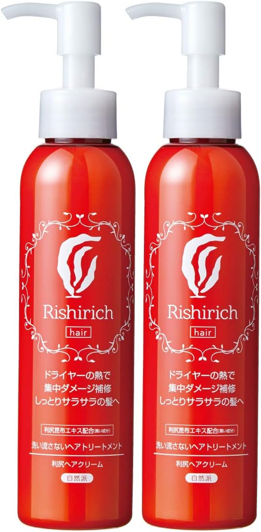 リシリッチ 利尻ヘアクリーム 洗い流さないトリートメント 自然派clubサスティ