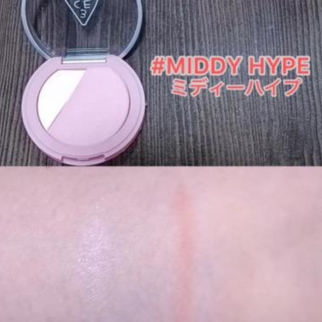 3CE ブラッシュライター/3CE/パウダーチークを使ったクチコミ（3枚目）