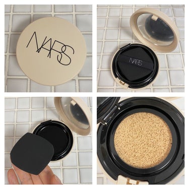 ピュアラディアントプロテクション アクアティックグロー クッションファンデーション SPF50+／PA+++ 00509/NARS/クッションファンデーションを使ったクチコミ（2枚目）