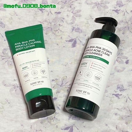 AHA·BHA·PHA 30デイズミラクルアクネボディクレンザー/SOME BY MI/ボディソープを使ったクチコミ(1枚目)