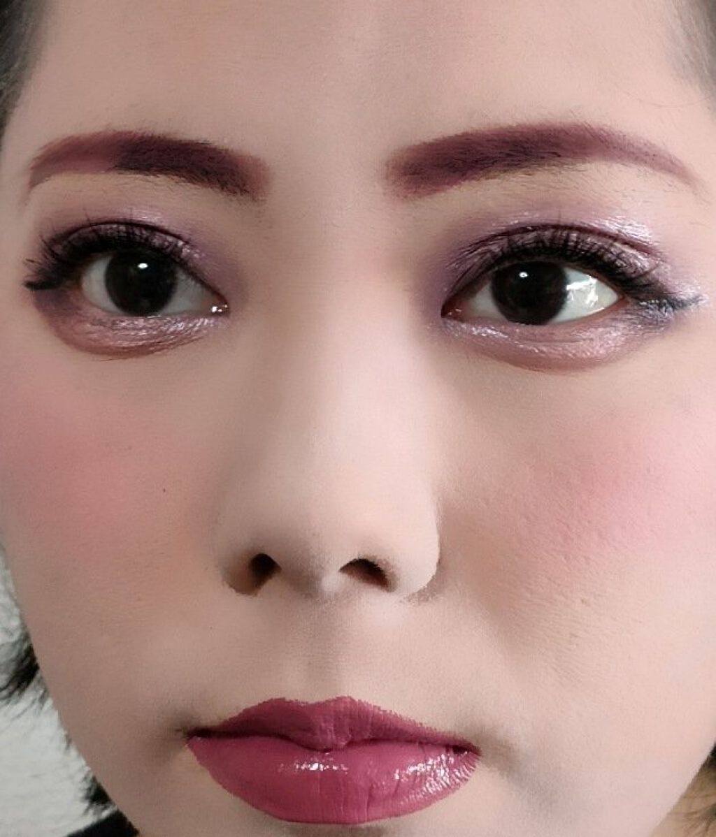 ロングキープチーク ストロベリーピンク/CandyDoll/パウダーチークを使ったクチコミ（3枚目）