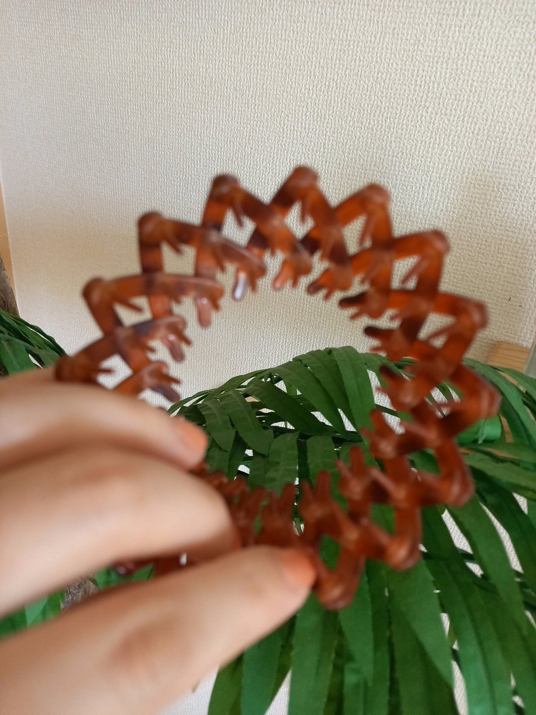 クロスヘアホルダー/DAISO/ヘアアクセサリーを使ったクチコミ（2枚目）