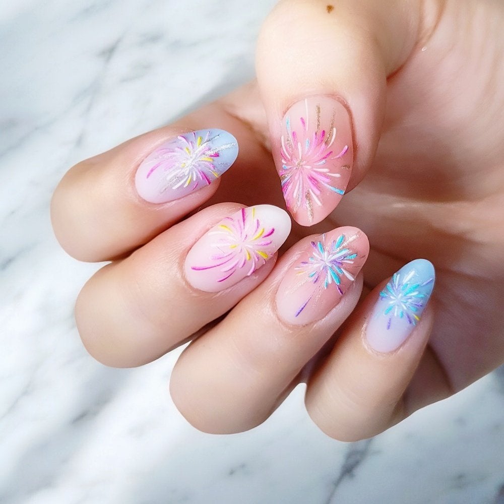 セミキュアジェルネイル(ハンド)/ohora/ネイルシールを使ったクチコミ(3枚目)