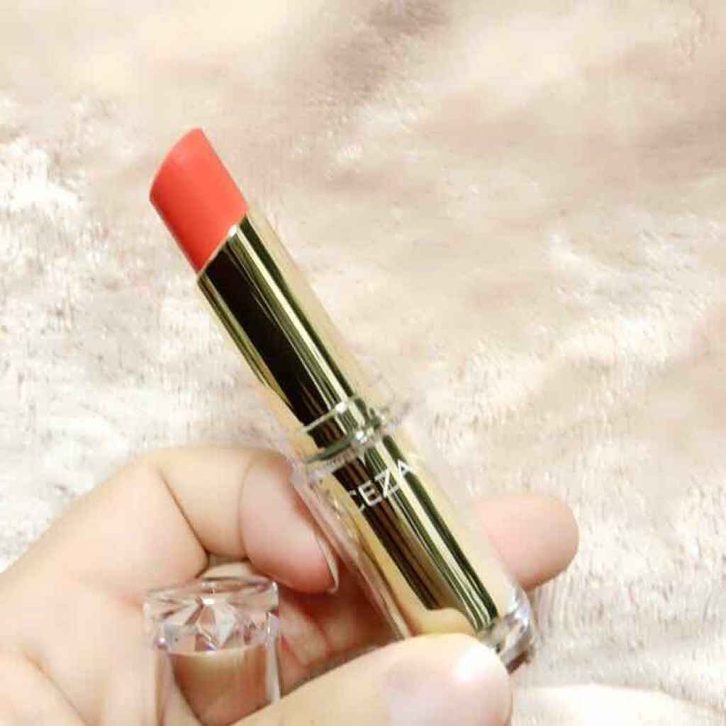 ラスティンググロスリップ/CEZANNE/口紅を使ったクチコミ（2枚目）