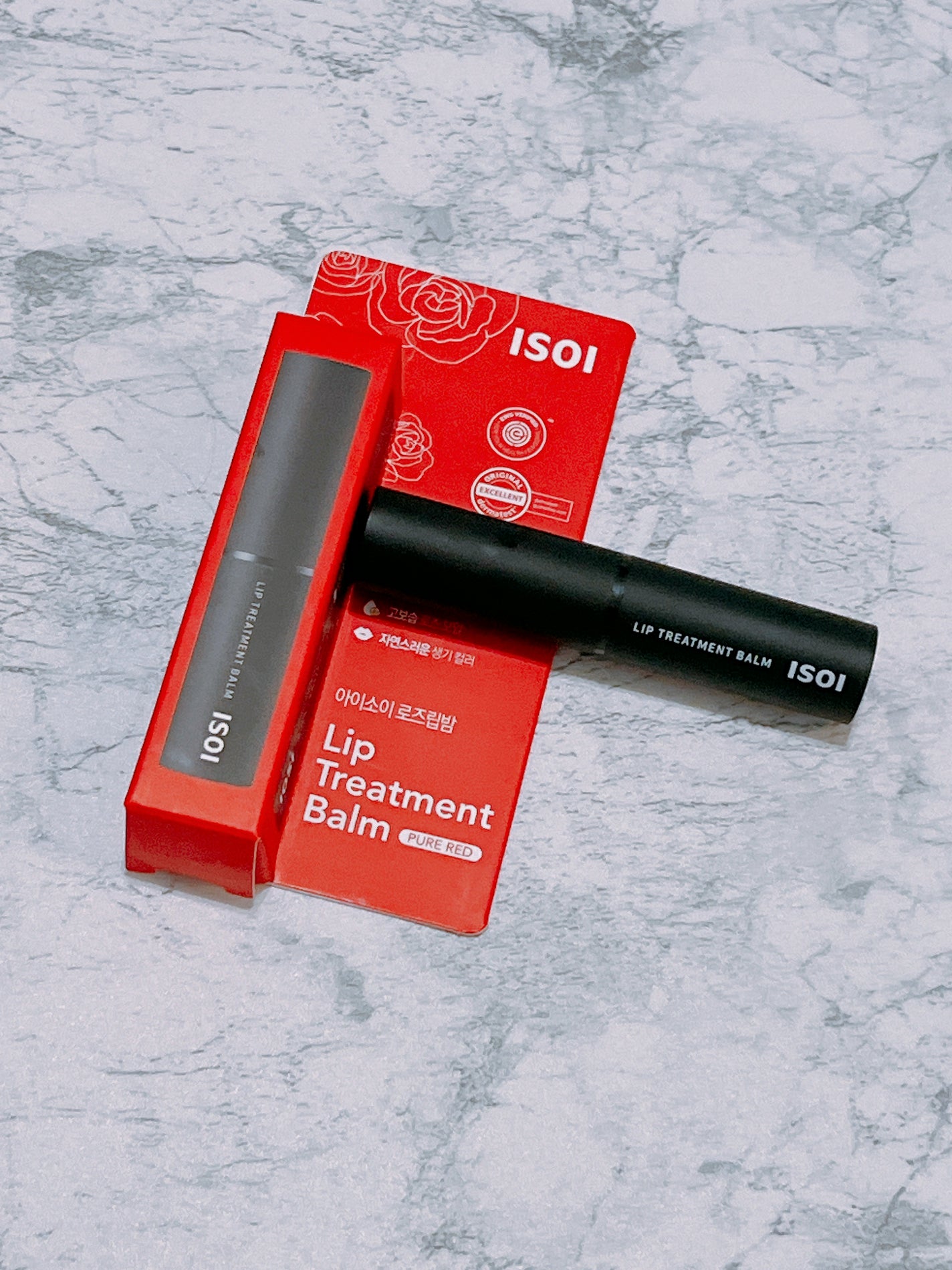 リップトリートメントバーム ピュアレッド/ISOI/リップバームを使ったクチコミ(2枚目)