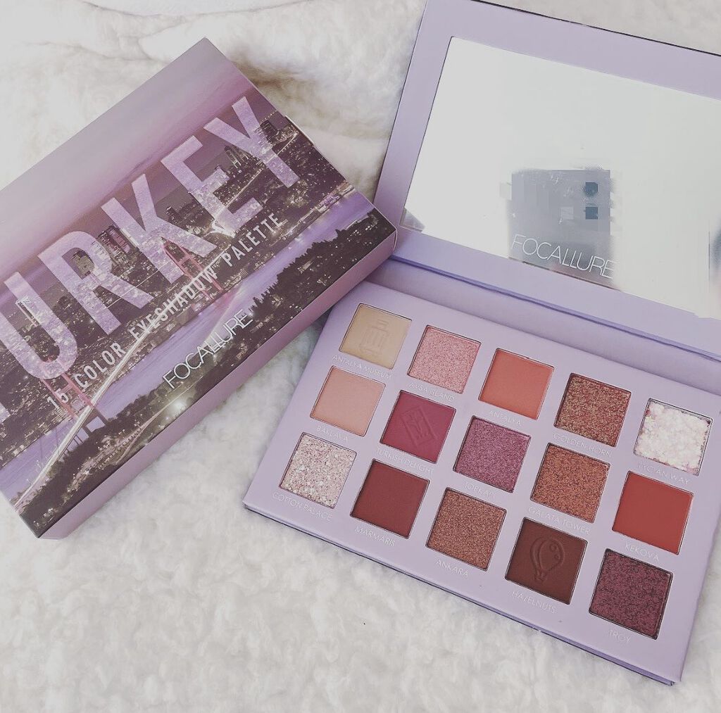 GO TRAVEL 15色アイシャドウパレット 04 トルコ(hi Turkey)/FOCALLURE/アイシャドウパレットを使ったクチコミ（1枚目）