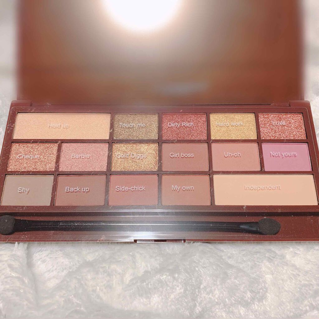 アイラブチョコレート/MAKEUP REVOLUTION/アイシャドウパレットを使ったクチコミ(2枚目)