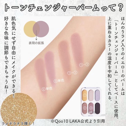 フォーエバー6アイパレット/Laka/アイシャドウパレットを使ったクチコミ(5枚目)