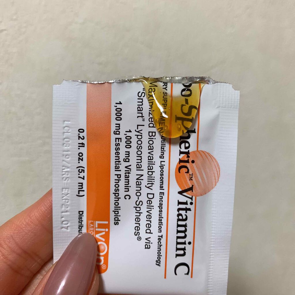 リポスフェリック ビタミンＣ（リポソーム ビタミンC）/Lypo-Spheric/美容サプリメントを使ったクチコミ（2枚目）