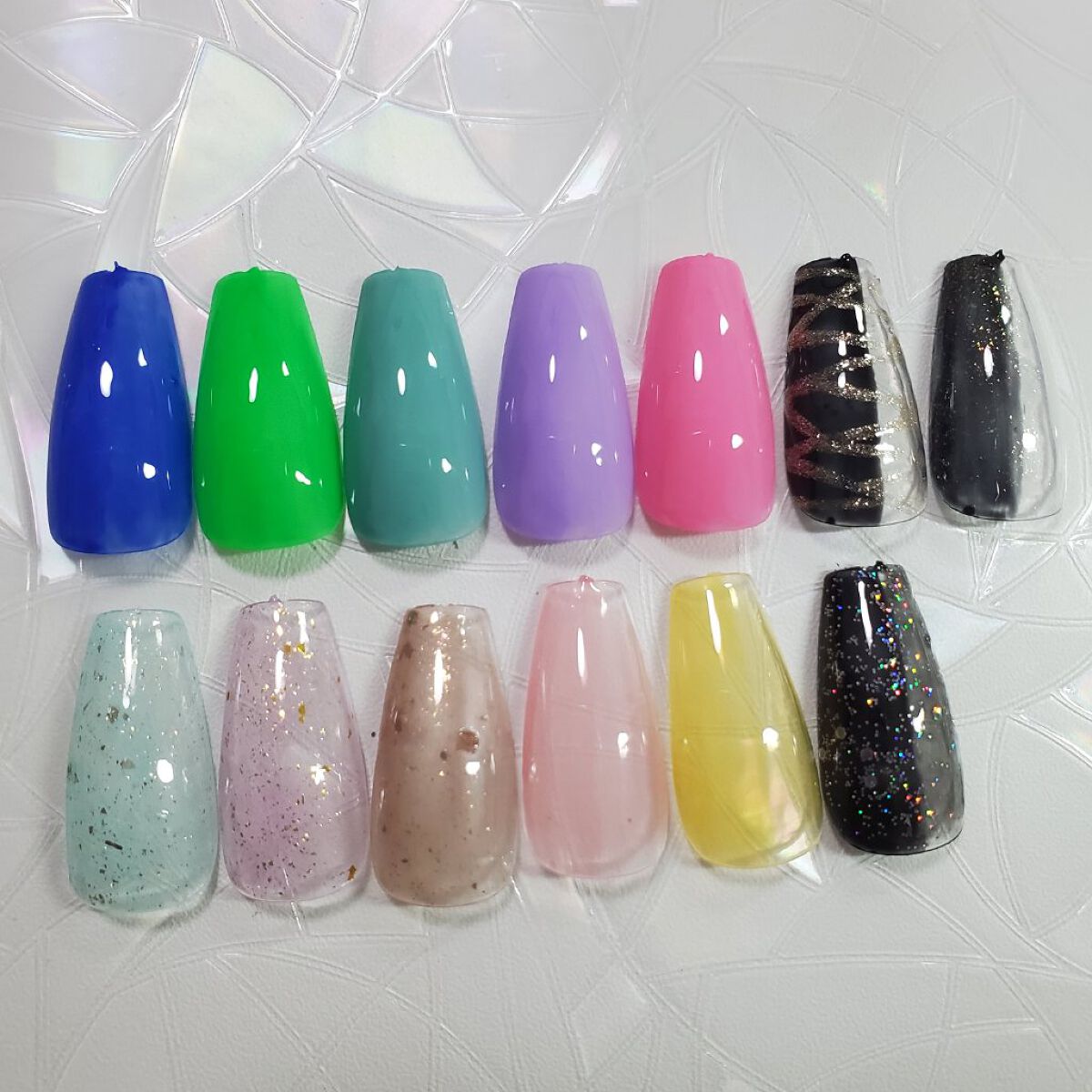 ジェルネイル（ライト対応）/セリア/ジェルネイルを使ったクチコミ（3枚目）