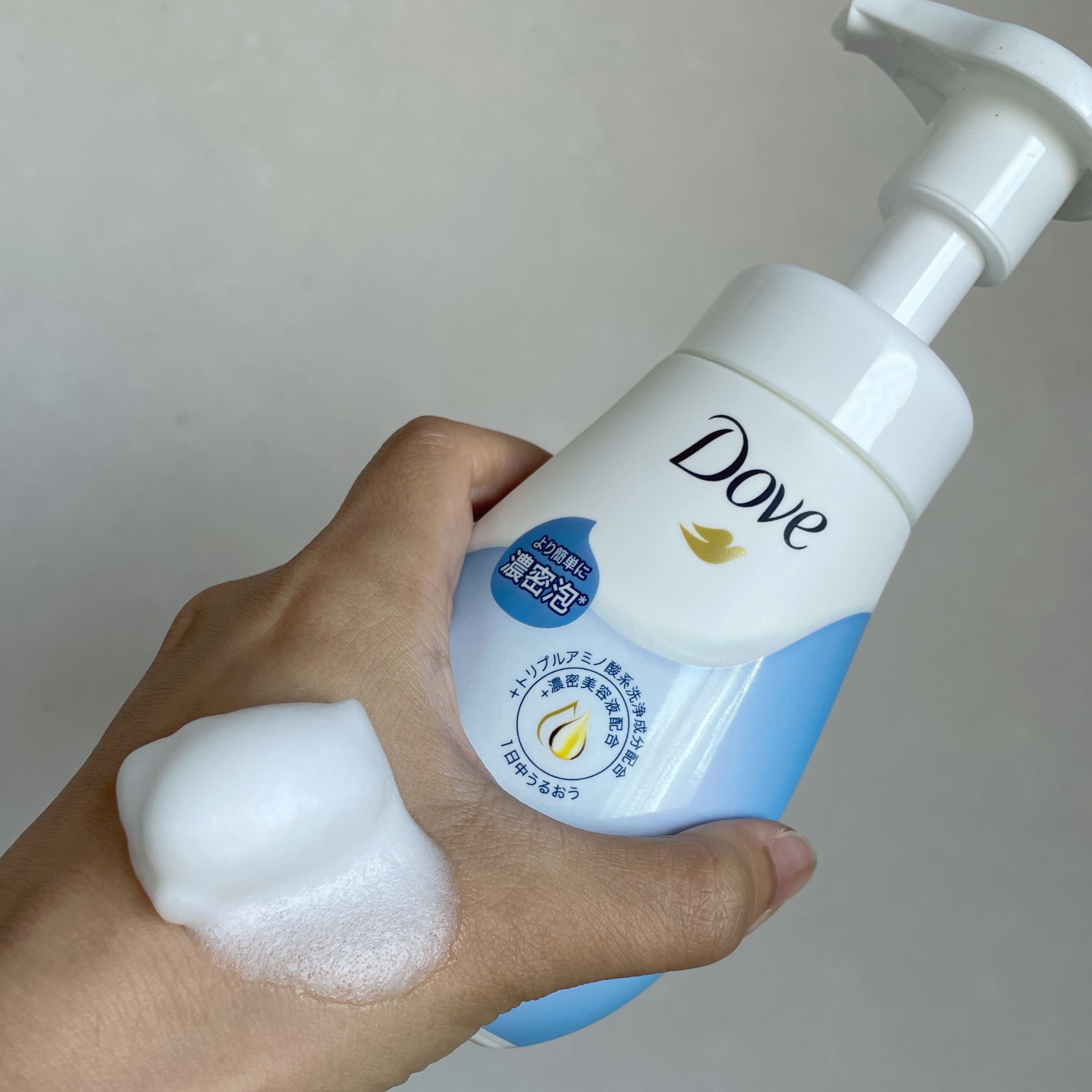 ビューティモイスチャー クリーミー泡洗顔料/ダヴ/泡洗顔を使ったクチコミ（1枚目）