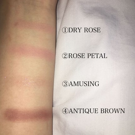 ムードフィットシャドウパレット/MERZY/アイシャドウパレットを使ったクチコミ(2枚目)