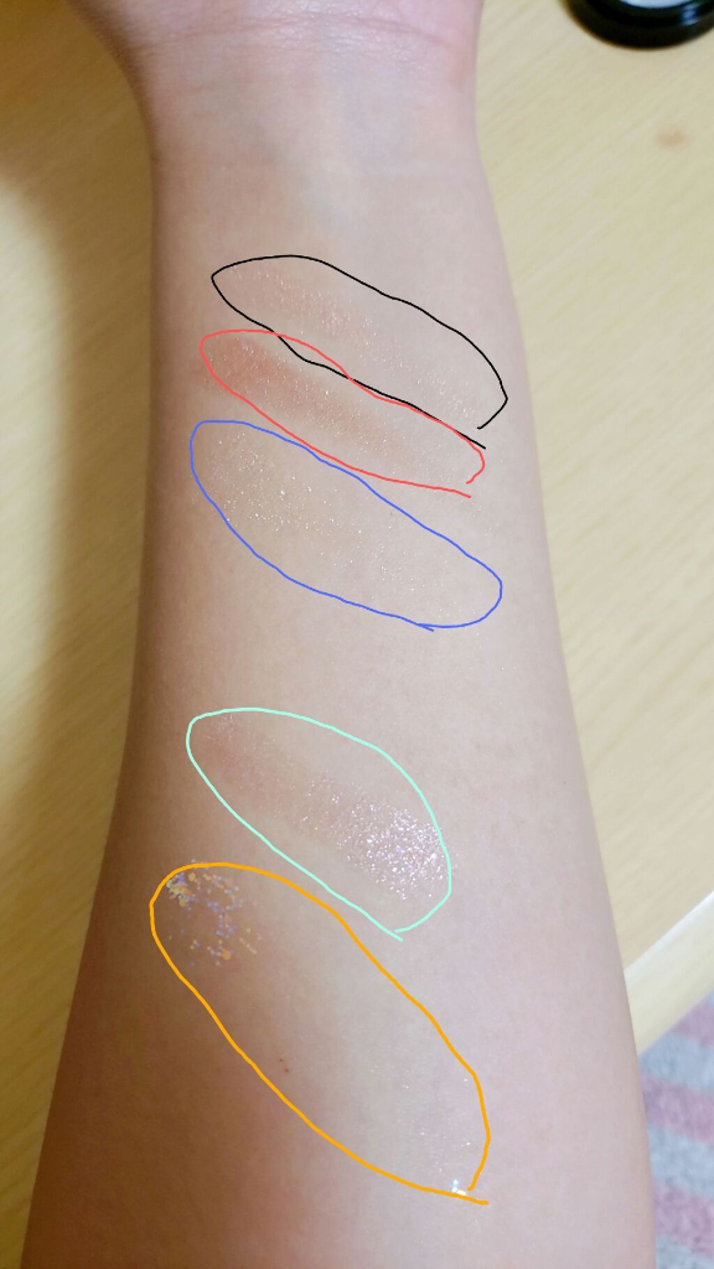 URGLAM　GLITTER GEM/U R GLAM/ジェル・クリームチークを使ったクチコミ（3枚目）