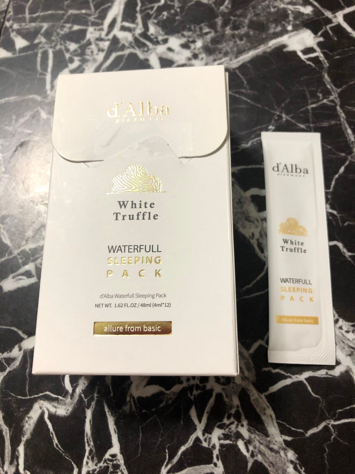 ホワイトトリュフウォータフルヴィーガンスリーピングパック/ダルバ/シートマスク・パックを使ったクチコミ(1枚目)