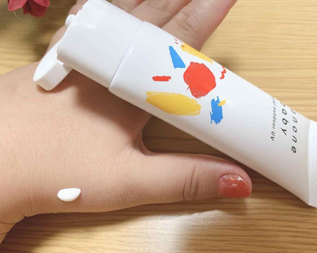 トータルアウトドアUV/anone baby/日焼け止めミルクを使ったクチコミ（3枚目）