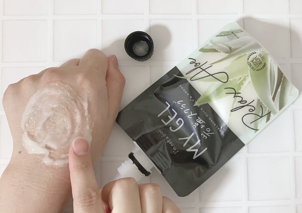 MY GEL 岩塩スクラブ/COSME RECIPE/ボディスクラブを使ったクチコミ（3枚目）