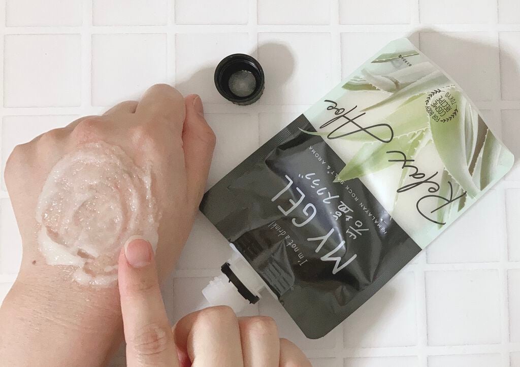 MY GEL 岩塩スクラブ/COSME RECIPE/ボディスクラブを使ったクチコミ(3枚目)