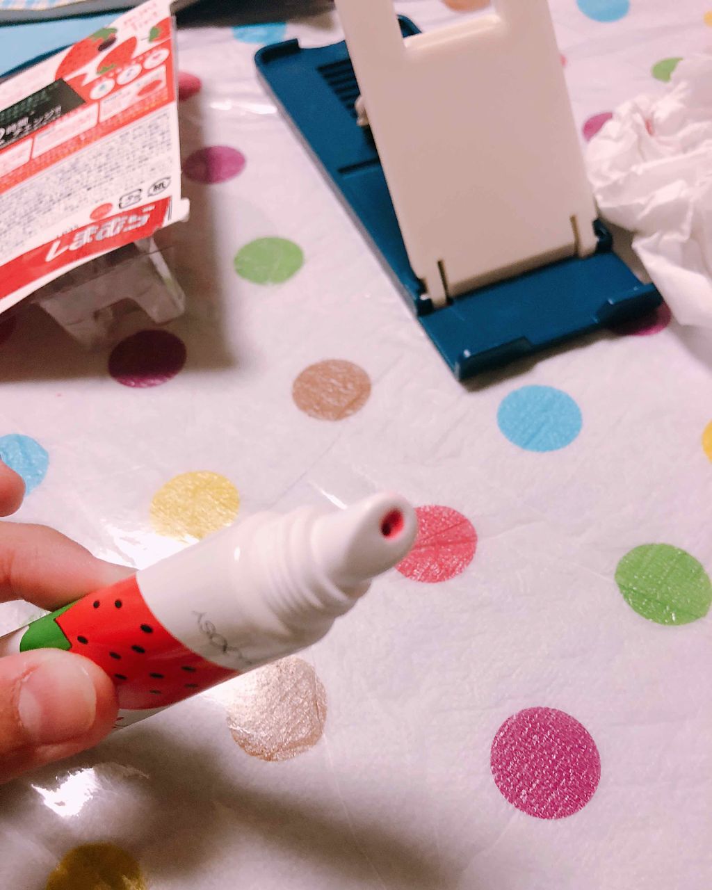 miniティント/しまむら/リップティントを使ったクチコミ（2枚目）