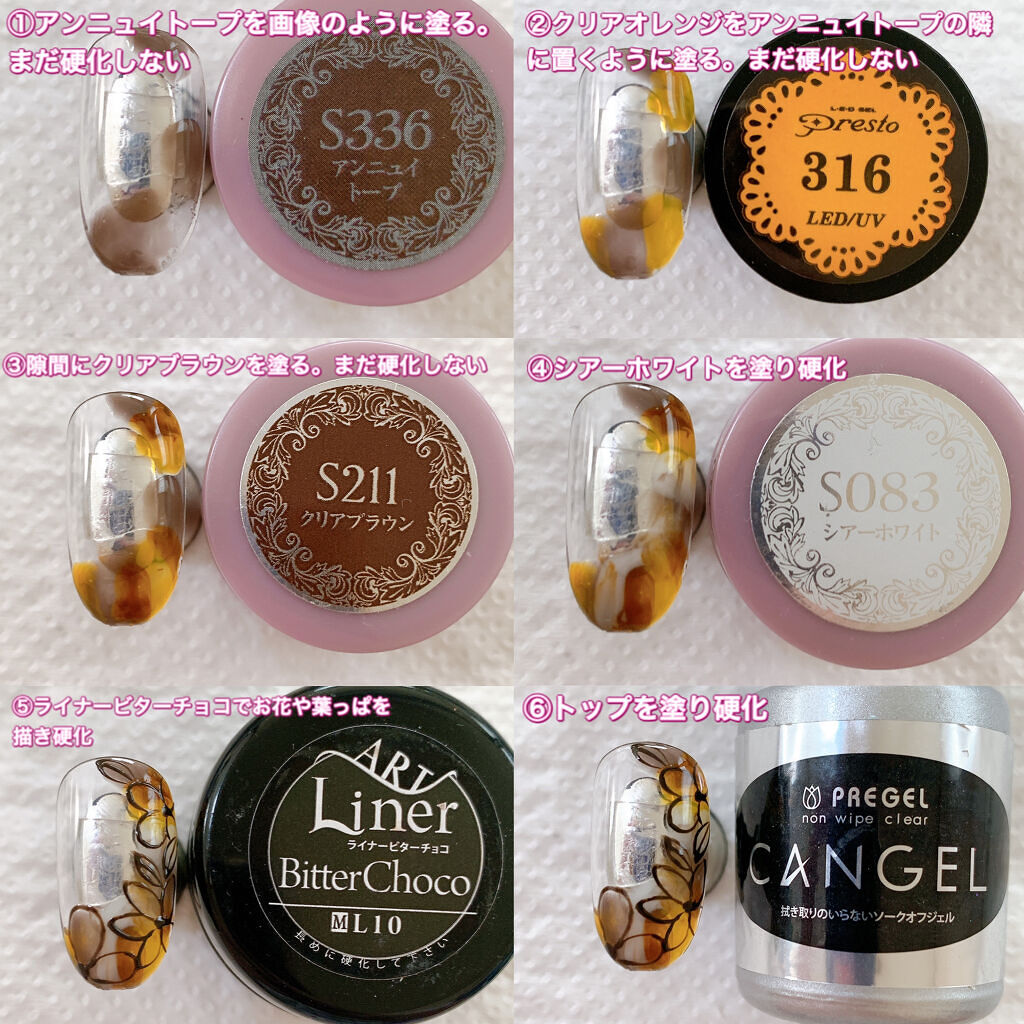 ノンワイプクリア　キャンジェル(トップコート)/プリジェル/ジェルネイルを使ったクチコミ（2枚目）