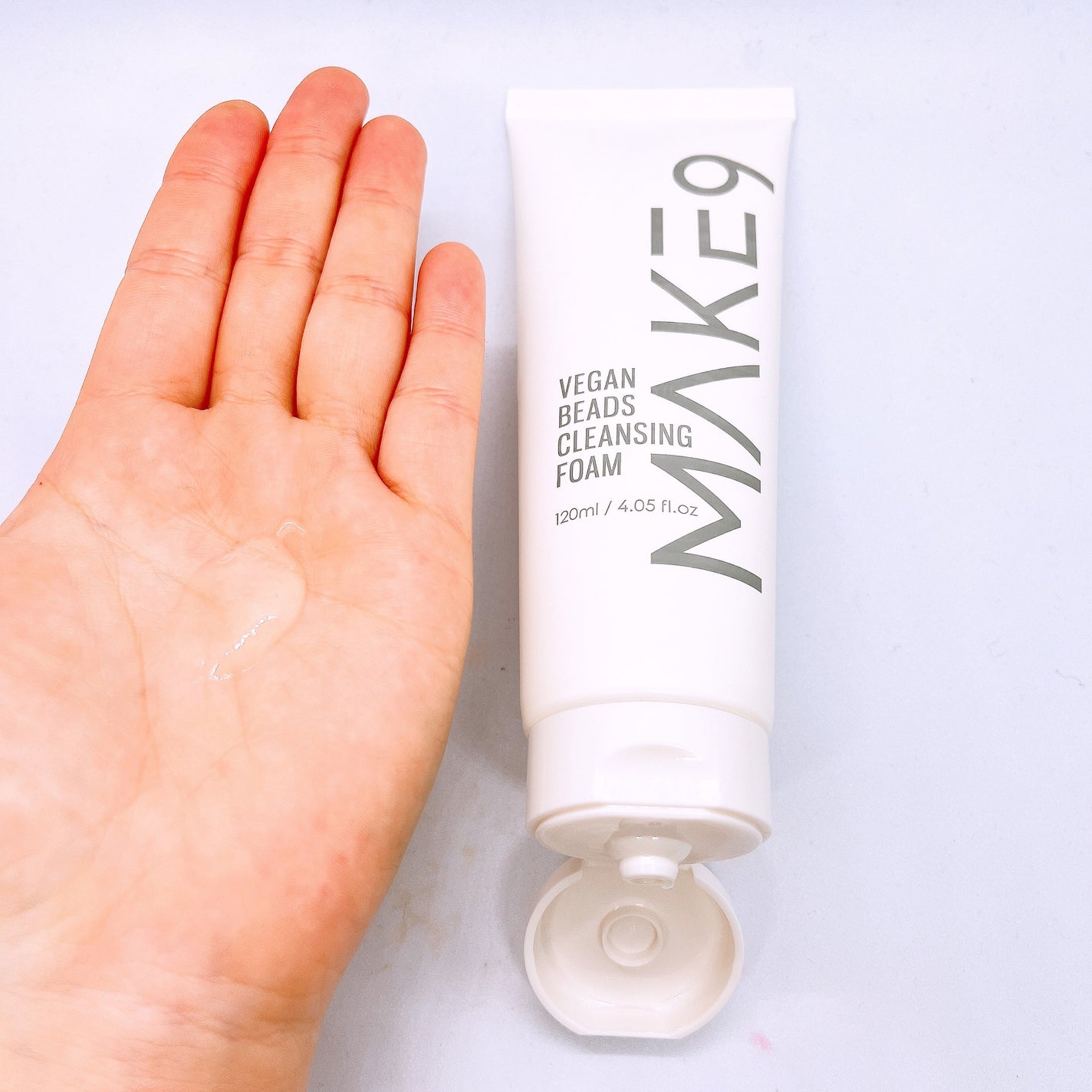 ビーガンビーズクレンジングフォーム/MAKE9/クレンジングクリームを使ったクチコミ(2枚目)