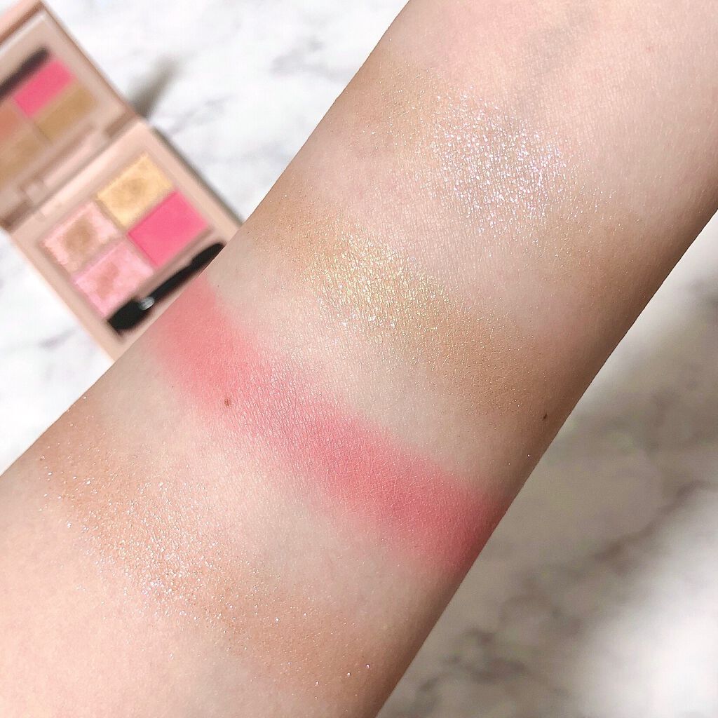 イロアソビ 4色アイパレット/iroasobi/アイシャドウパレットを使ったクチコミ(4枚目)