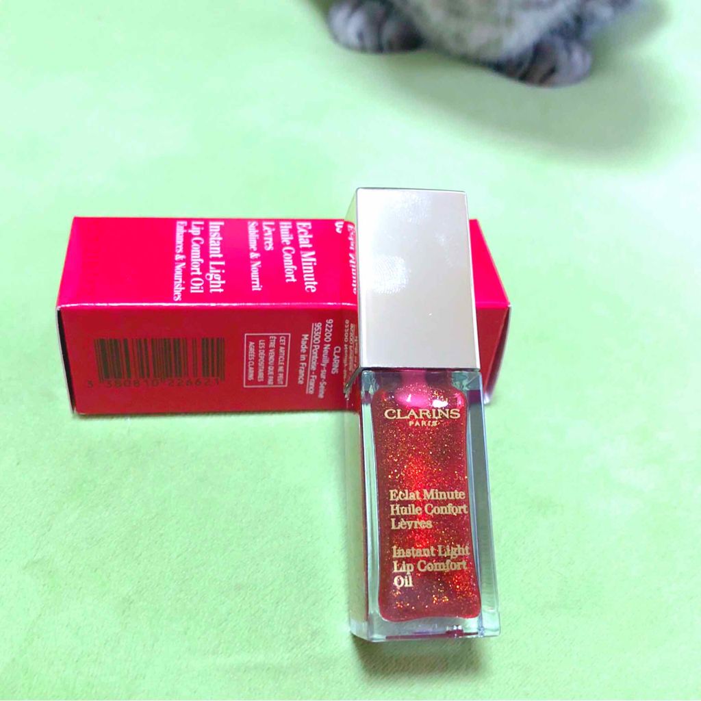 コンフォート リップオイル /CLARINS/リップグロスを使ったクチコミ(1枚目)