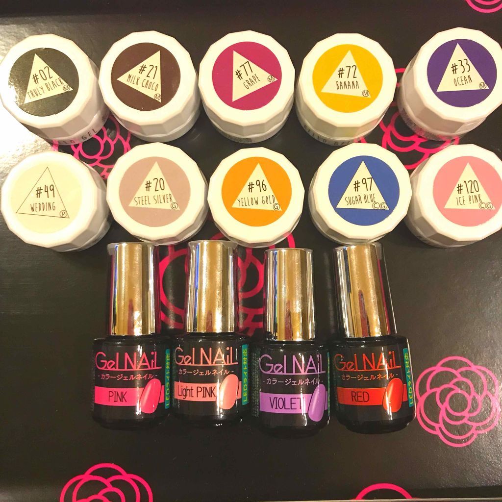 楽天購入ジェルネイルキット。/NailRecipe(ネイルレシピ)/ネイル用品を使ったクチコミ（2枚目）