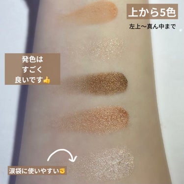 UR GLAM　BLOOMING EYE COLOR PALETTE/U R GLAM/パウダーアイシャドウを使ったクチコミ（3枚目）