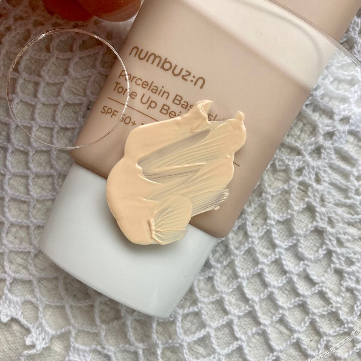 3番 ノーファンデ陶器肌トーンアップクリーム/numbuzin/化粧下地を使ったクチコミ(3枚目)