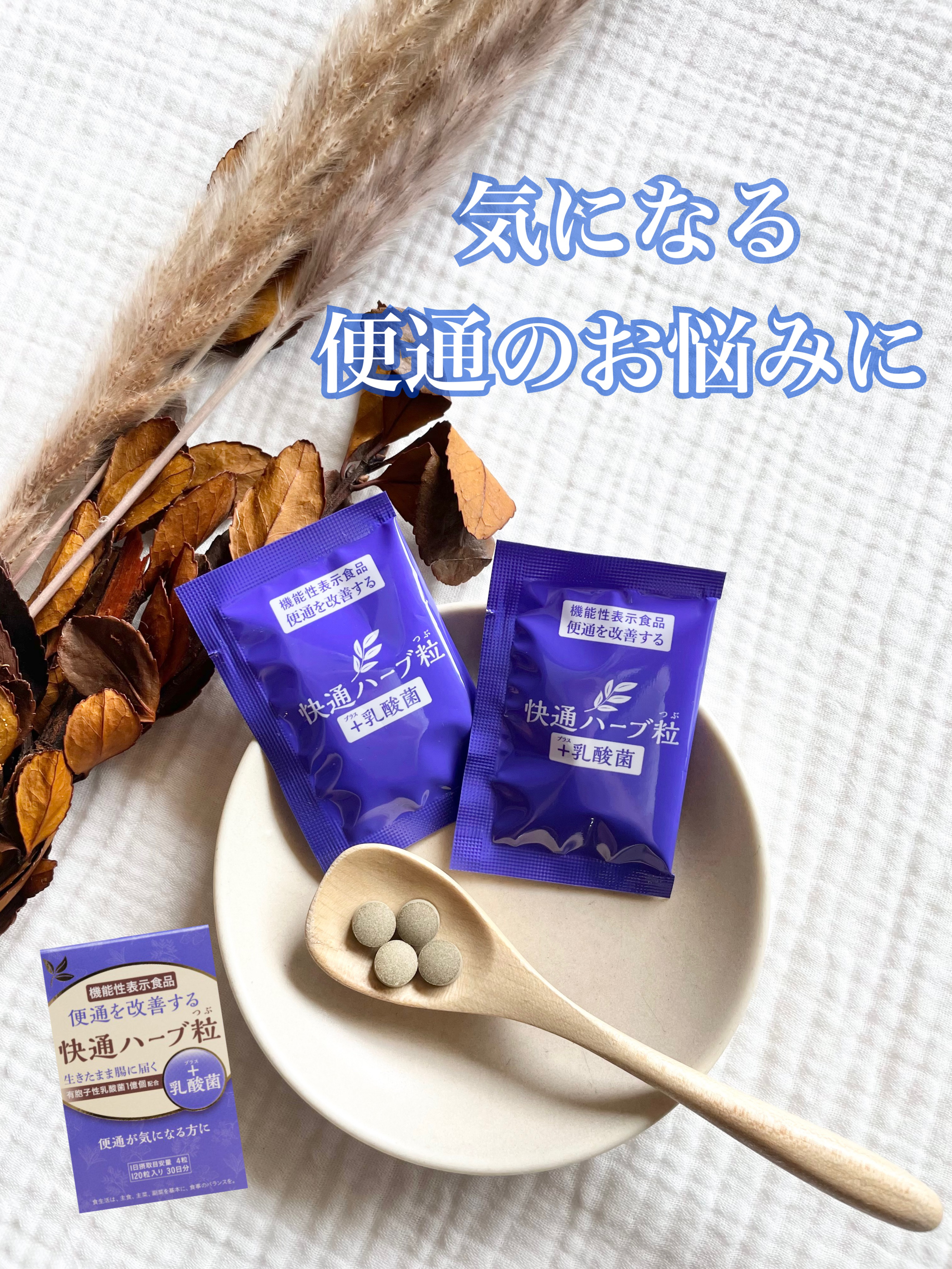 快適ハーブ粒プラス乳酸菌/ナチュラルウェーブ/健康サプリメントを使ったクチコミ（1枚目）