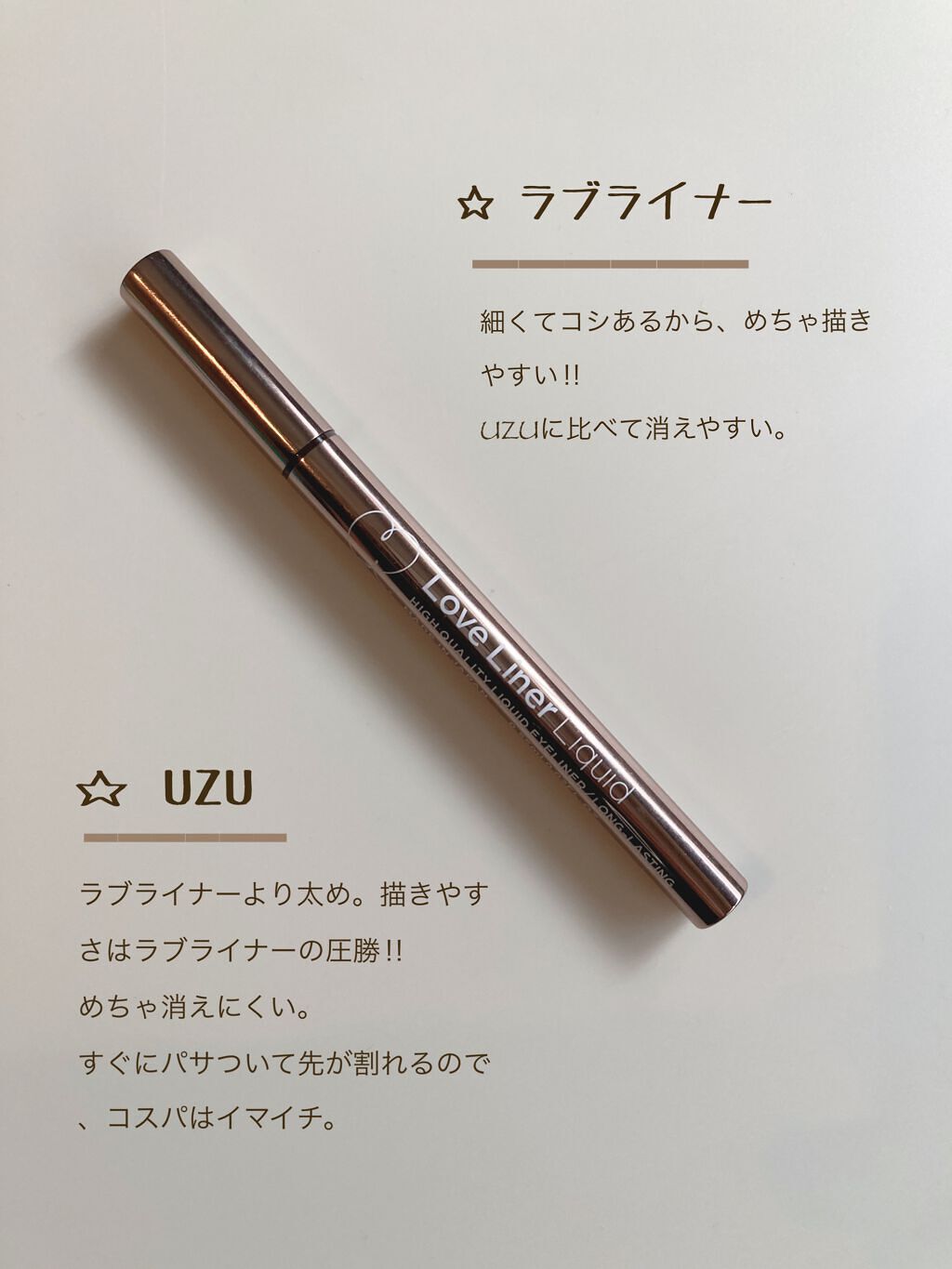 ラブ・ライナー リキッドアイライナーＲ３/ラブ・ライナー/リキッドアイライナーを使ったクチコミ（2枚目）