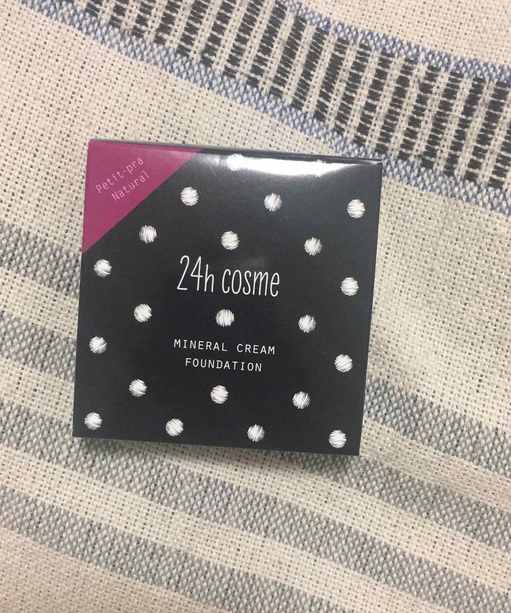 24 ミネラルクリームファンデ/24h cosme/パウダーファンデーションを使ったクチコミ(1枚目)