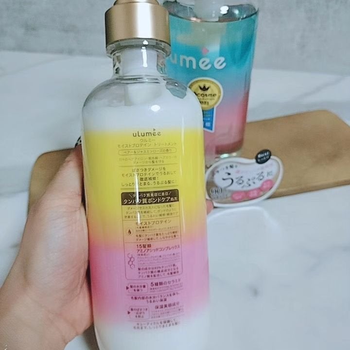 モイストプロテインシャンプー/トリートメント/ulumee/市販シャンプーを使ったクチコミ(7枚目)