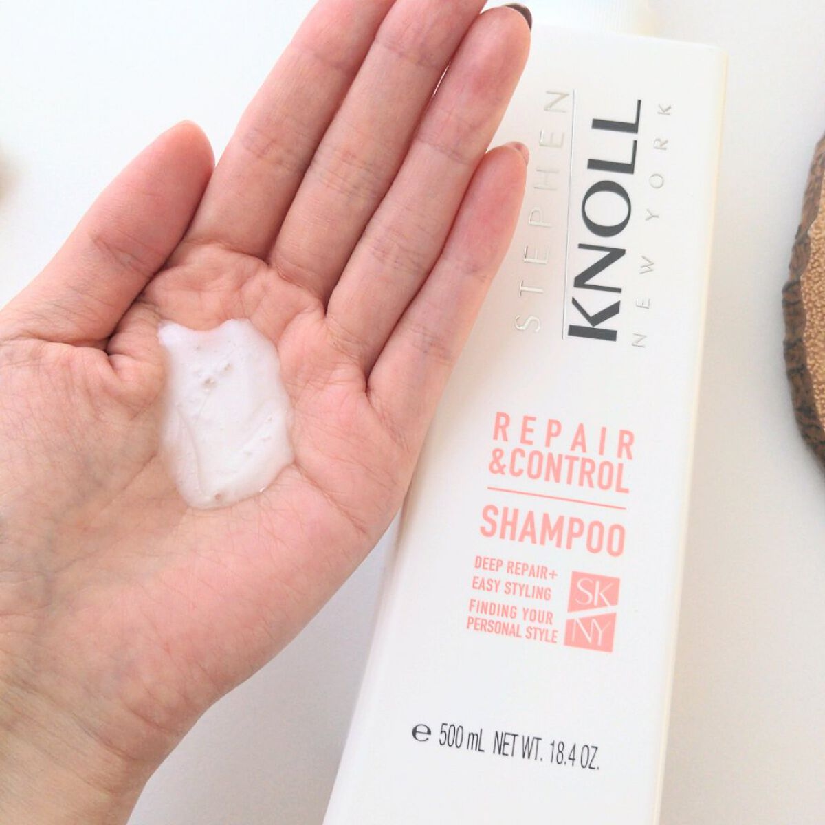 リペアコントロール シャンプー W/コンディショナー W コンディショナー本体 500ml/スティーブンノル ニューヨーク/市販シャンプーを使ったクチコミ（2枚目）