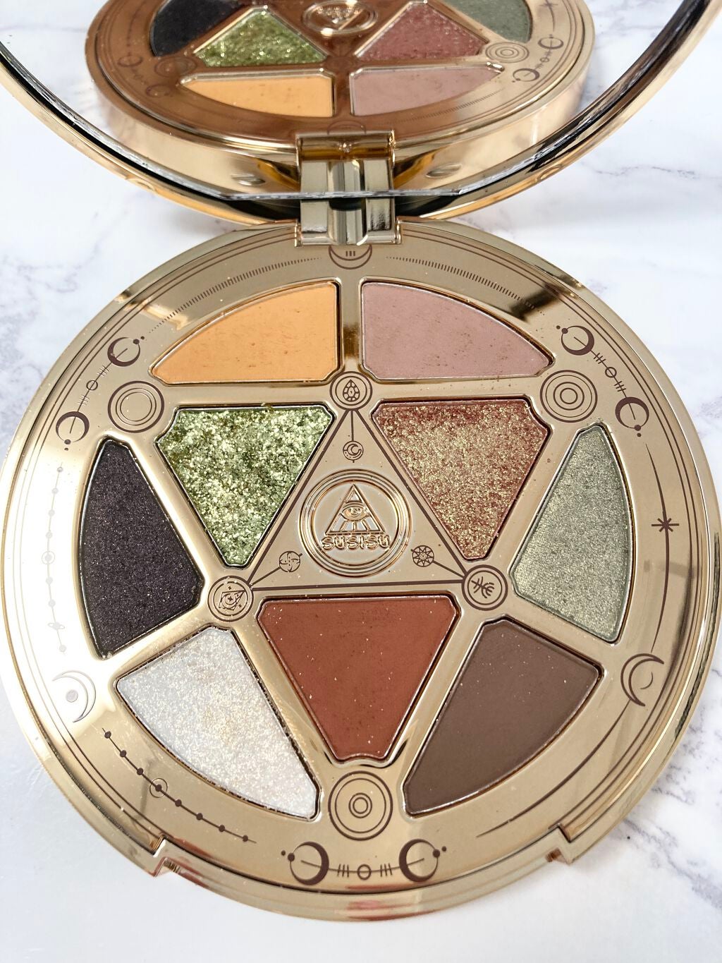 GODDESS 9 EYESHADOW/SUSISU/アイシャドウパレットを使ったクチコミ(2枚目)