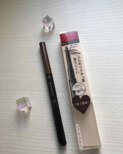 ナチュラルステイアイブロウ/インテグレート/アイブロウペンシルを使ったクチコミ(1枚目)