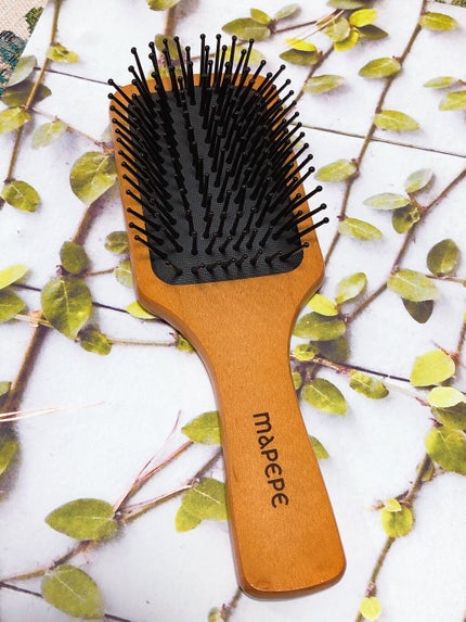 ふかふかクッションのミニパドルブラシ/マペペ/ヘアブラシを使ったクチコミ(2枚目)