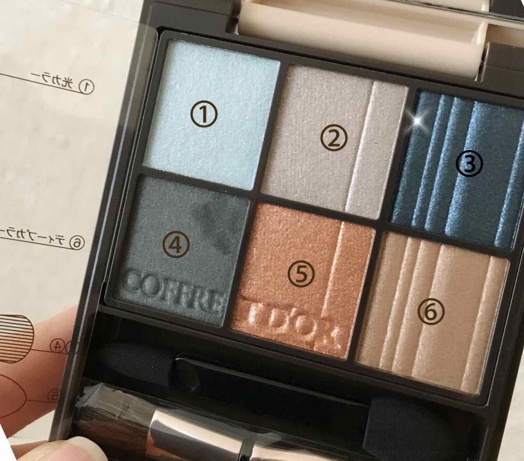 ミステリアスフォースアイズ 01 ゴールデンモダン/コフレドール/アイシャドウパレットを使ったクチコミ（1枚目）