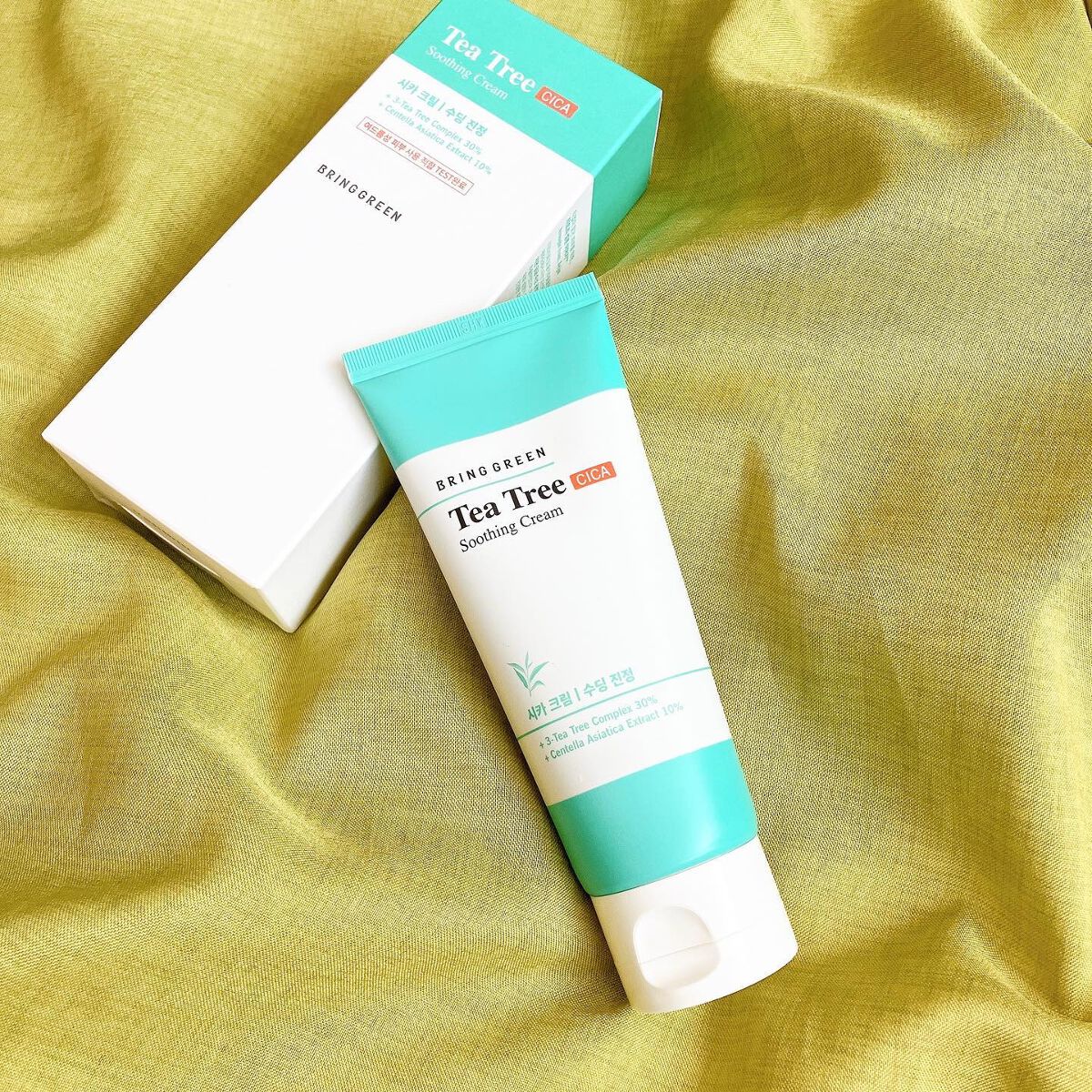 BRING GREEN ティーツリーシカスージングクリームのクチコミ「BRINGREEN 
ティーツリーシカ スージングクリーム
100mL  2180円(楽天・2.....」（1枚目）