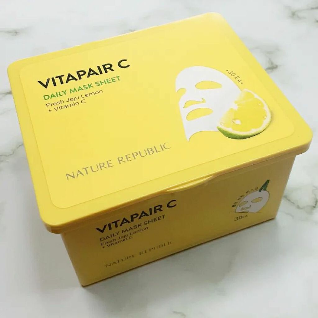ビタペアCデイリーシートマスク/ネイチャーリパブリック/シートマスク・パックを使ったクチコミ(1枚目)