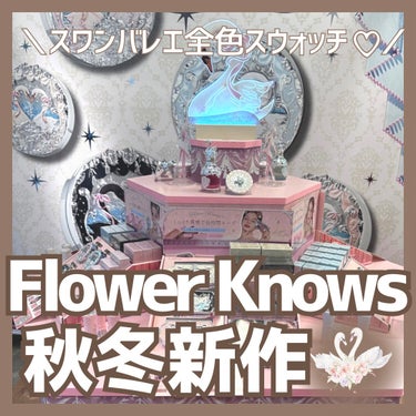 フラワーノーズスワンバレエシリーズ アイシャドウパレット/FlowerKnows/パウダーアイシャドウを使ったクチコミ（1枚目）