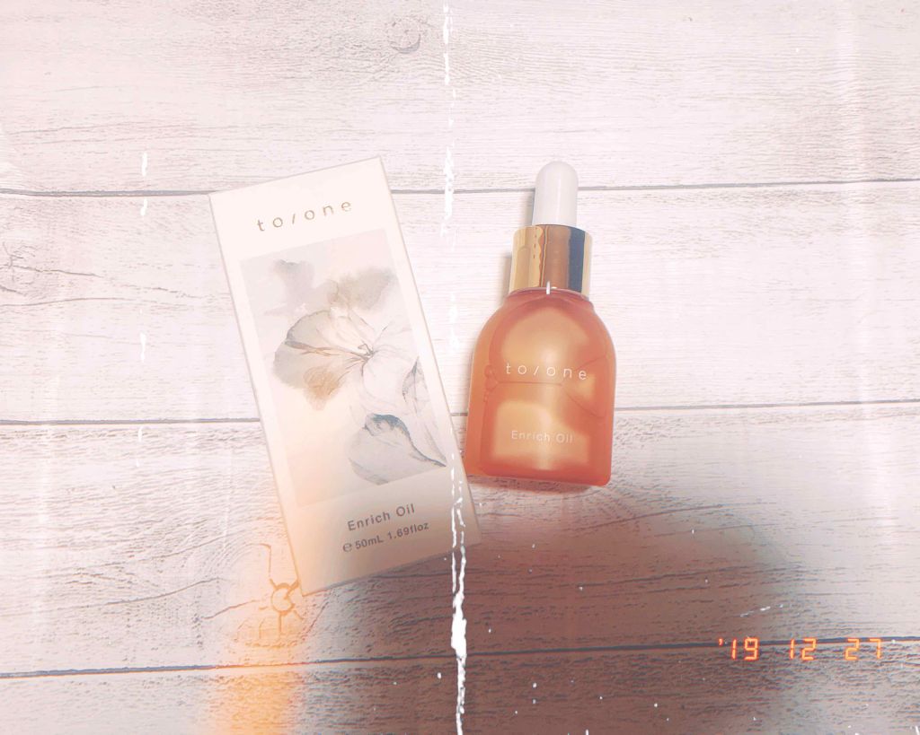トーン エンリッチ オイル/to/one/フェイスオイルを使ったクチコミ（1枚目）