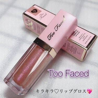 リッチ＆ダズリン ハイシャイン スパークリング リップグロス サンセット クラッシュ/Too Faced/リップグロスを使ったクチコミ（1枚目）