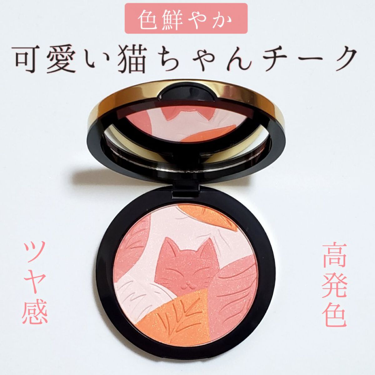 ドリームキャット　四色チーク/ZEESEA/パウダーチークを使ったクチコミ（1枚目）