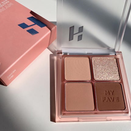 ホリカホリカ マイフェイブシャドウパレット(4カラー) #05 MERRY/HOLIKA HOLIKA/アイシャドウパレットを使ったクチコミ(2枚目)