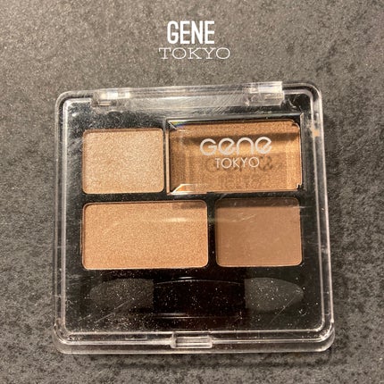 リラクシーアイシャドウ/GENE TOKYO/アイシャドウパレットを使ったクチコミ(1枚目)
