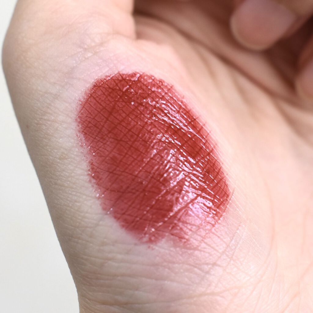 YSL ラブシャイン キャンディグレーズ No.6 バーガンディ テンプテーション/YVES SAINT LAURENT BEAUTE/口紅を使ったクチコミ（3枚目）