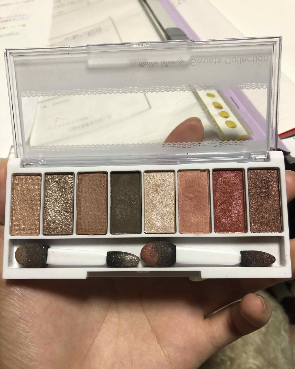 スイーツコレクション MBSC-04 オレンジシフォン/マリブビューティー/アイシャドウパレットを使ったクチコミ（1枚目）